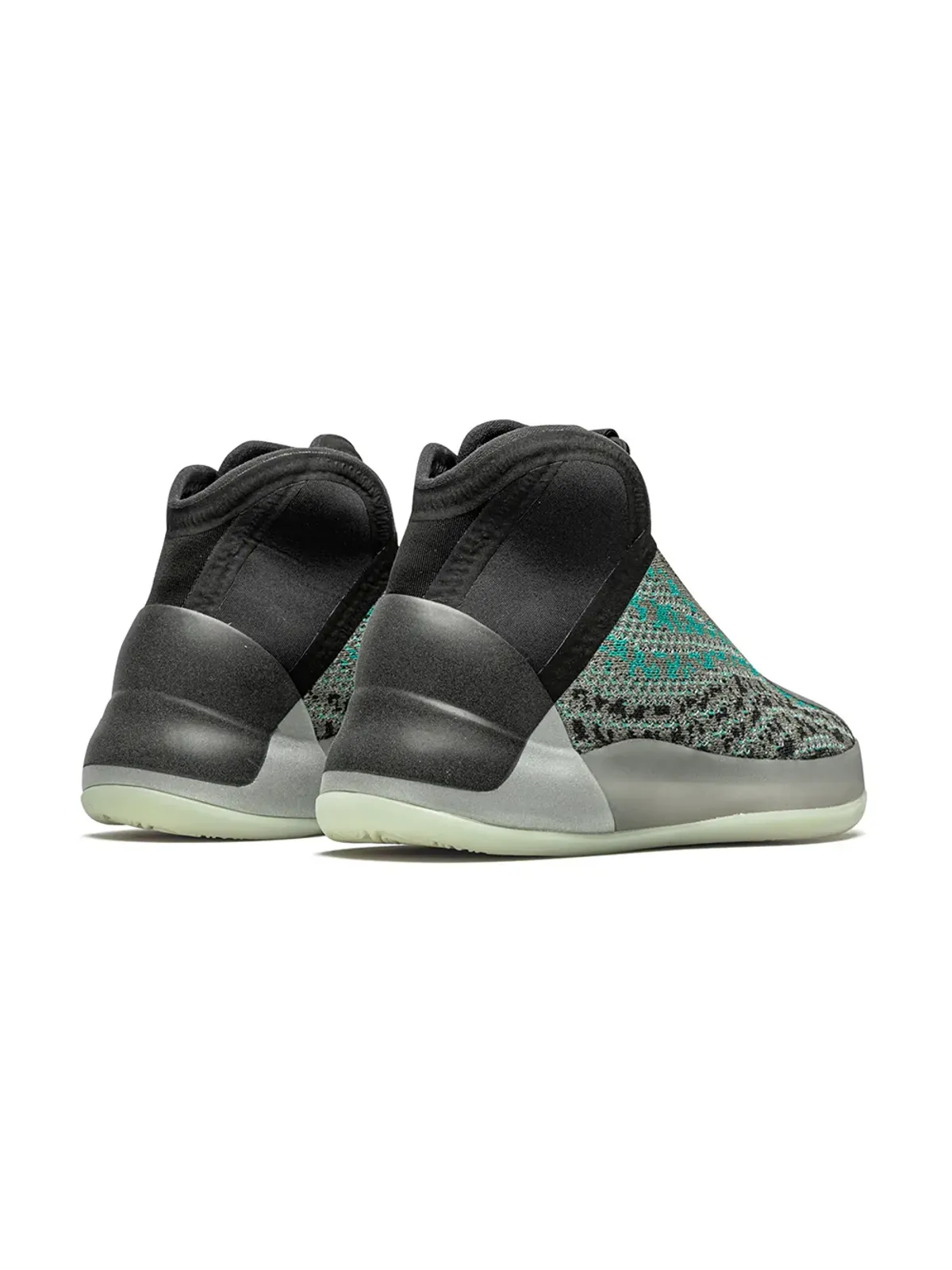 Adidas Yeezy Kids Yeezy QNTM ティールブルー スニーカー - 画像3