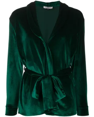 Gilda & Pearl Sara Toga velvet pyjamas - Green - サムネイル1
