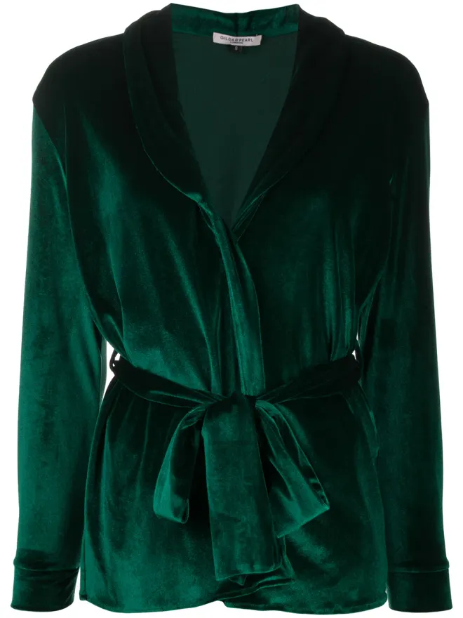 Gilda & Pearl Gilda & Pearl Sara Toga velvet pyjamas - Greenの商品画像