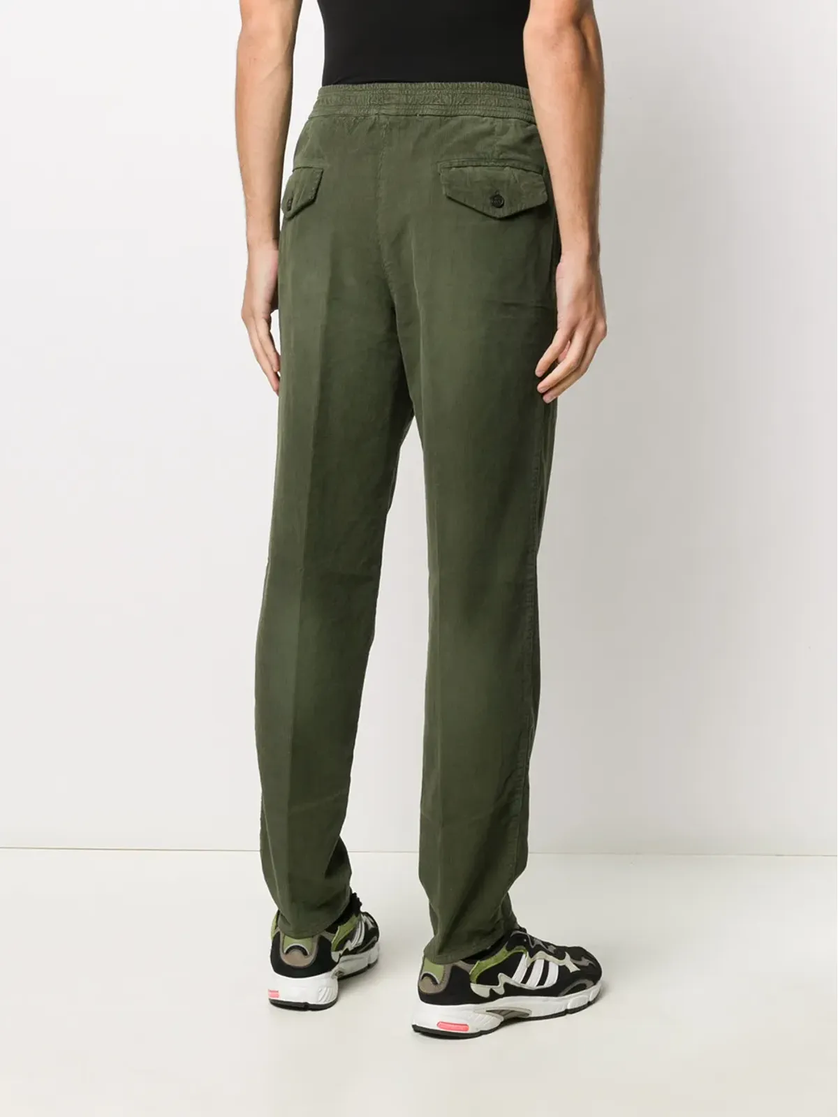 Golden Goose ストレートレッグ コーデュロイパンツ - グリーン - 画像4