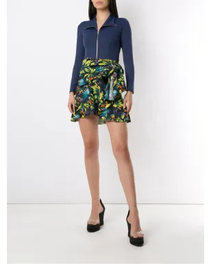 Amir Slama プリント入りラップスカート（パネル付き） - サムネイル2