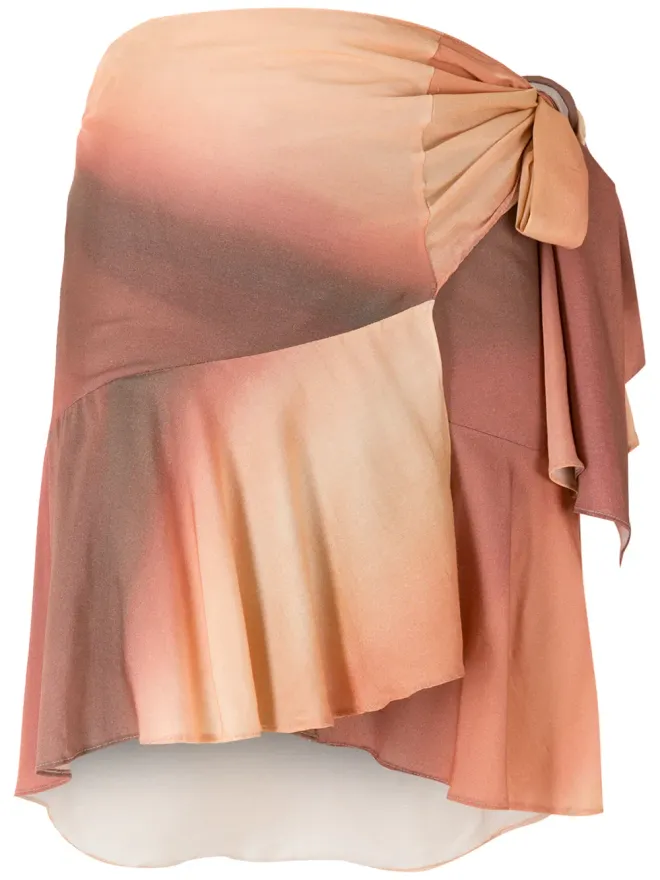Amir Slama Amir Slama パネル付きグラデーション ラップスカートの商品画像