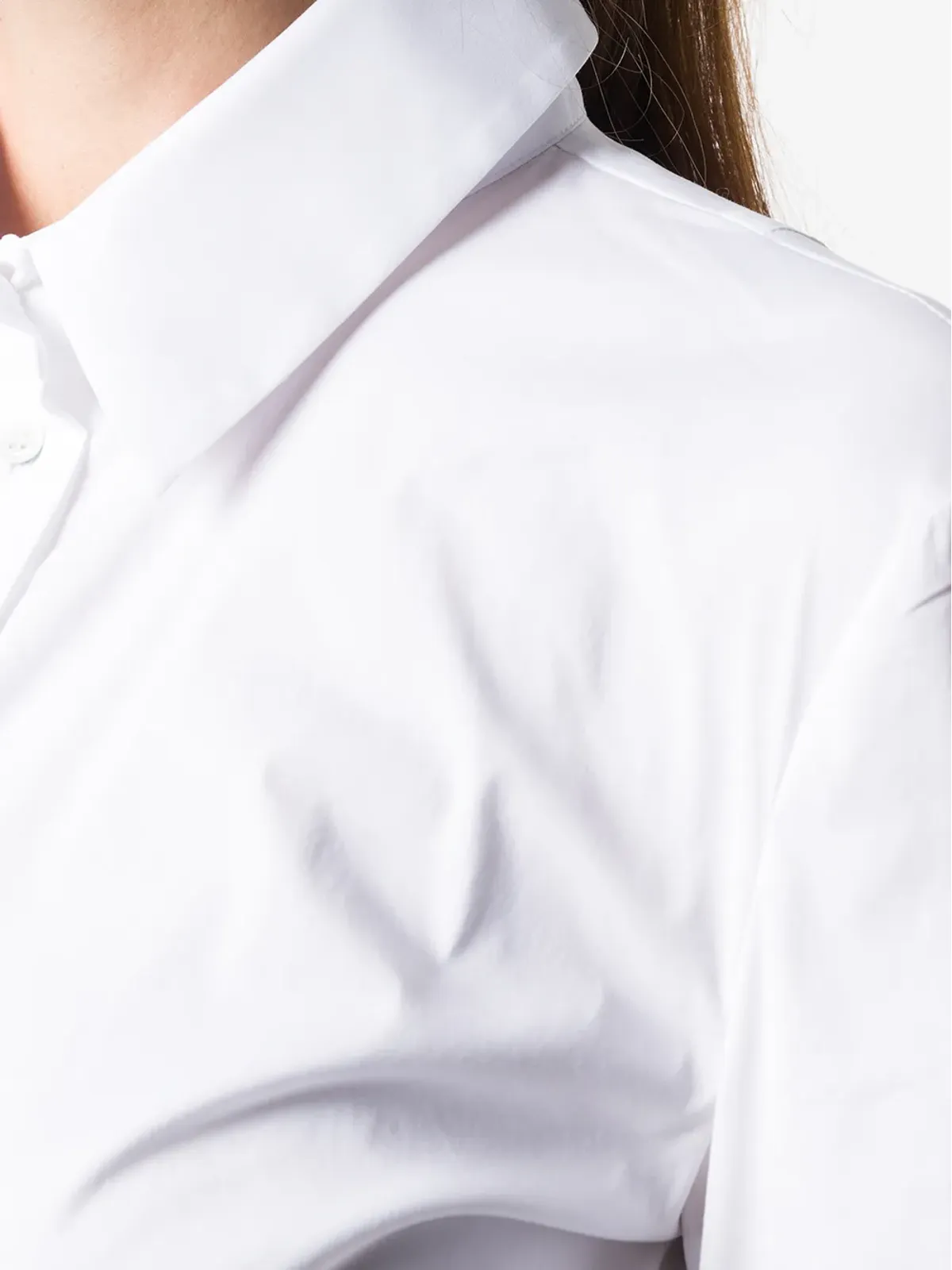 Patrizia Pepe クラシックボタンアップシャツ - White - 画像5