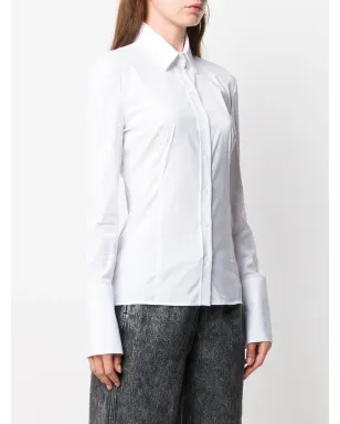 Patrizia Pepe クラシックボタンアップシャツ - White - サムネイル3