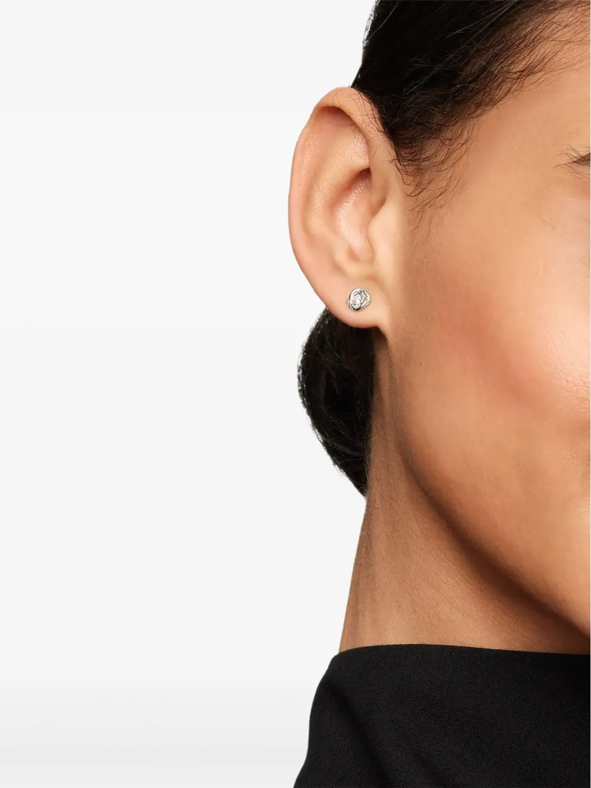David Yurman インフィニティ ダイヤモンド スタッド ピアス - 画像2