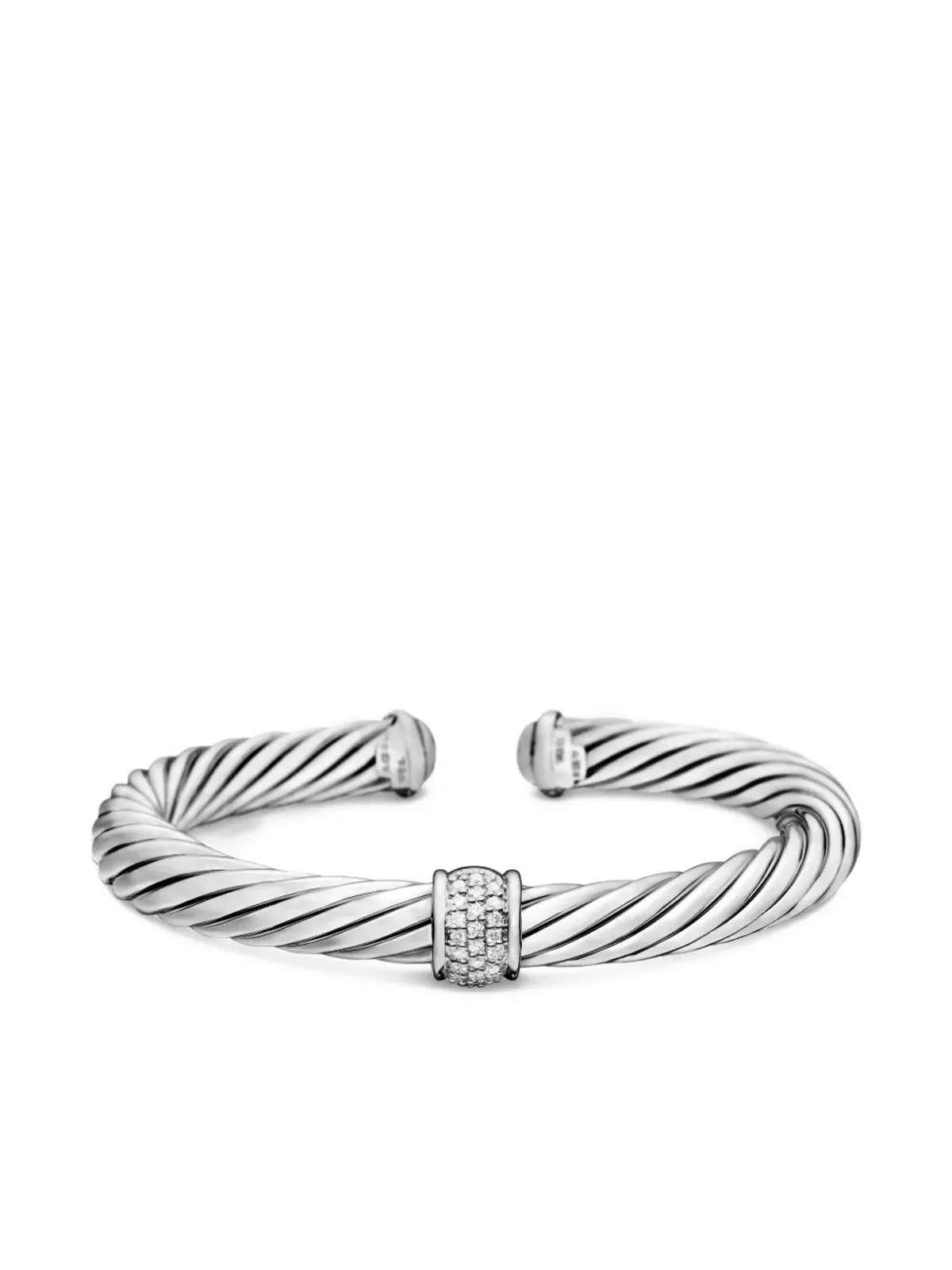 David Yurman クラシック ケーブル ステーション ブレスレット - 画像1