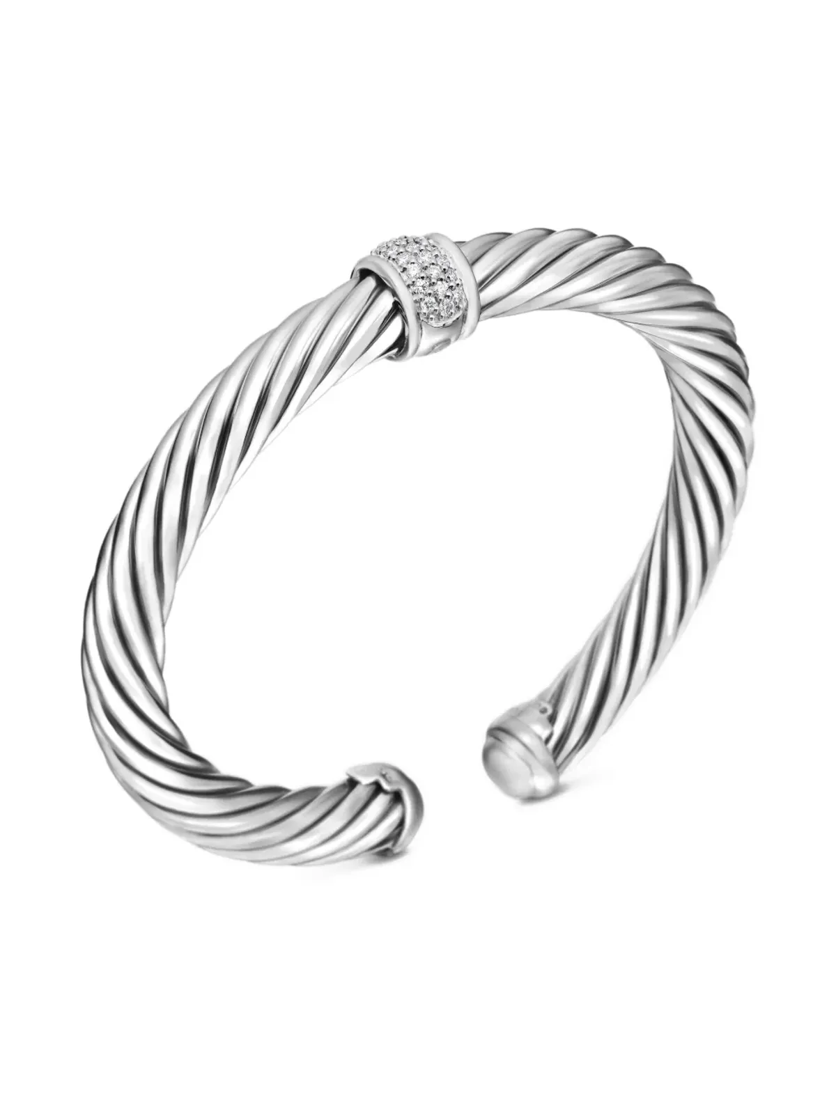 David Yurman クラシック ケーブル ステーション ブレスレット - 画像3