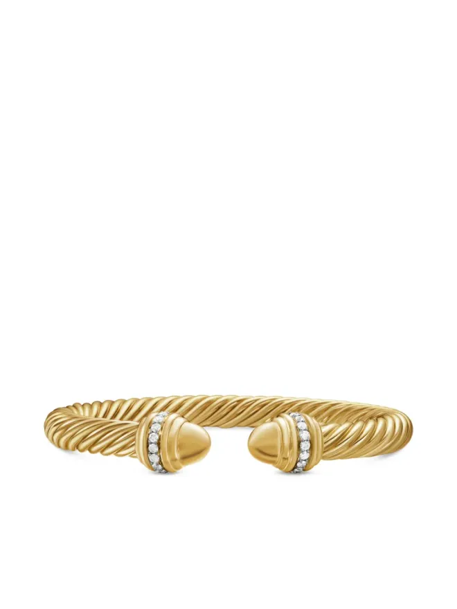 David Yurman David Yurman クラシック・ケーブルスパイラ ダイヤモンド ブレスレットの商品画像