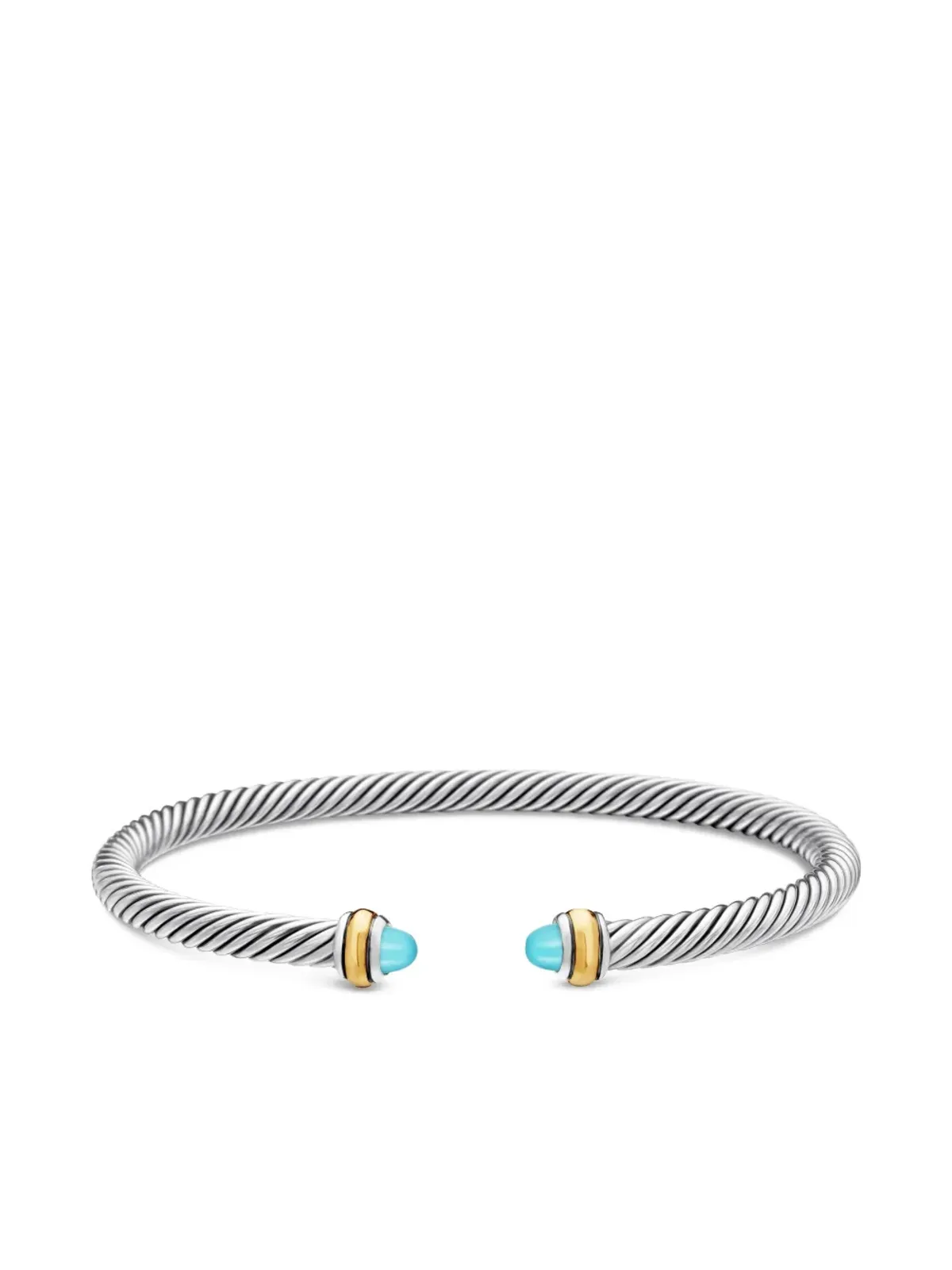 David Yurman クラシック ケーブル ブレスレット ターコイズ - 画像4