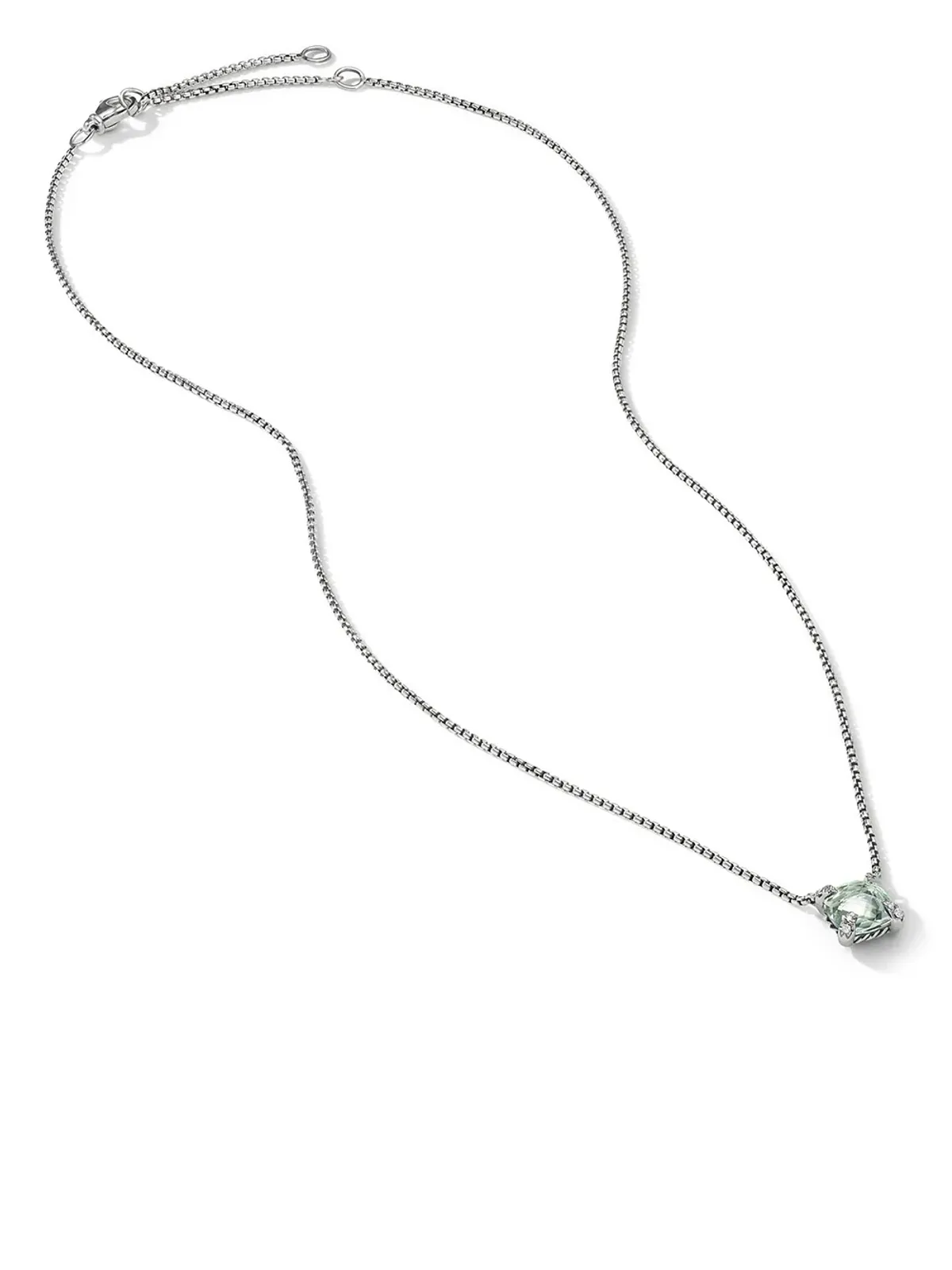 David Yurman シャトレーヌ ダイヤモンド ペンダント ネックレス - 画像2