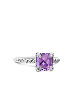 David Yurman チャテレイン アメジスト＆ダイヤモンド リング - サムネイル1