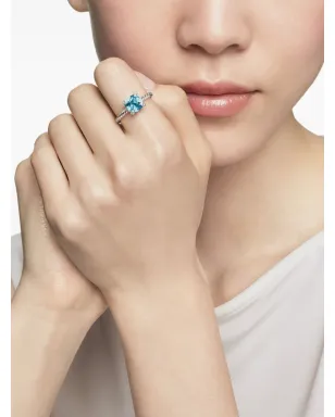 David Yurman チャテレーヌ ブルートパーズ＆ダイヤモンド リング - サムネイル3