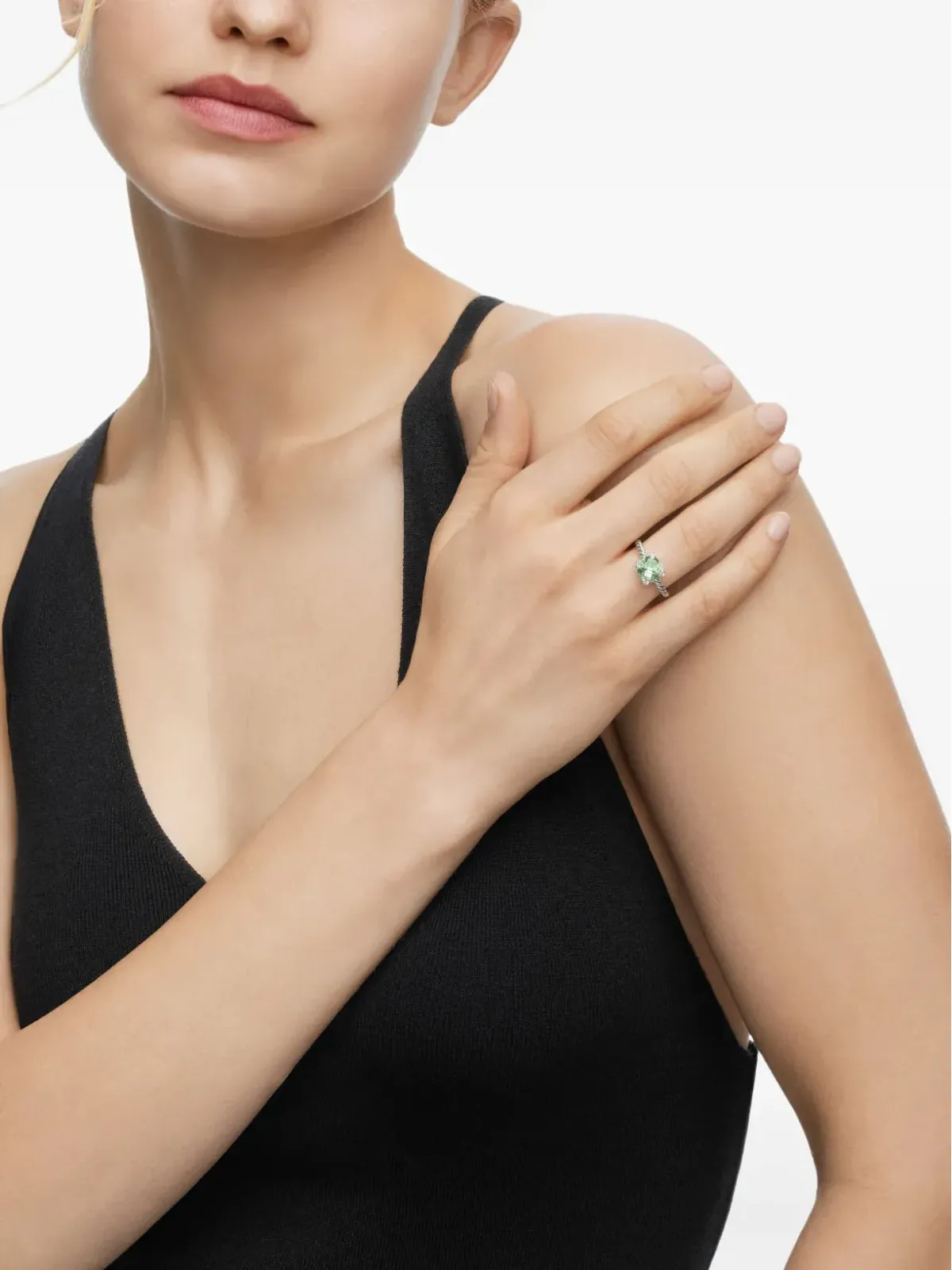 David Yurman チャテレーヌ プリセライトとダイヤモンドのリング - 画像2