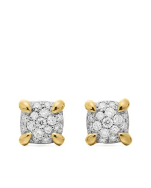 David Yurman 18kt Yellow Gold Chatelaine Diamond Stud Earrings - サムネイル1