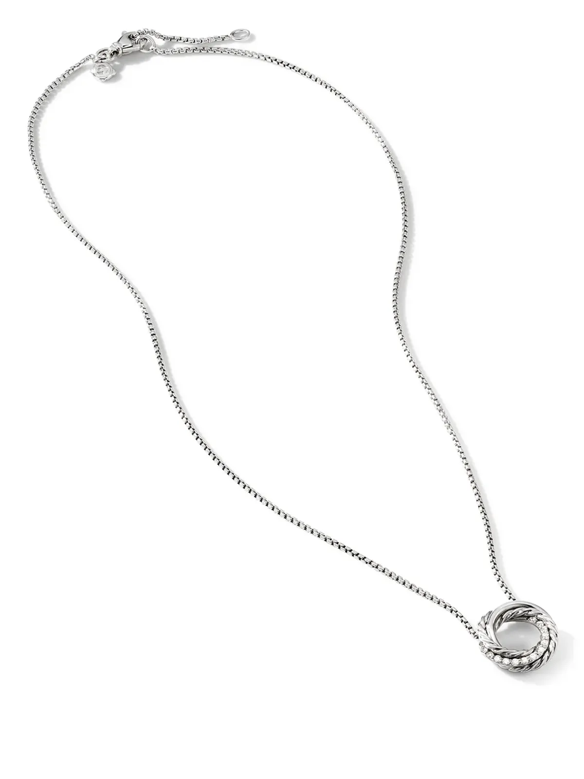 David Yurman クロスオーバー ダイヤモンド ネックレス - 画像2
