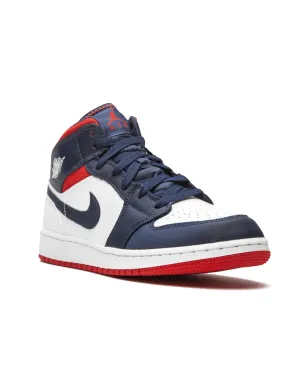 Jordan Kids エアジョーダン 1 ミッド SE USA スニーカー - サムネイル1