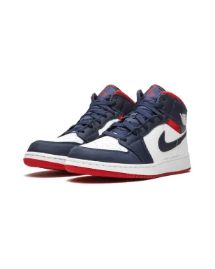 Jordan Kids エアジョーダン 1 ミッド SE USA スニーカー - サムネイル2