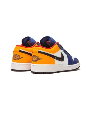 Jordan Kids エアジョーダン1 ロー Royal Yellow スニーカー - サムネイル3
