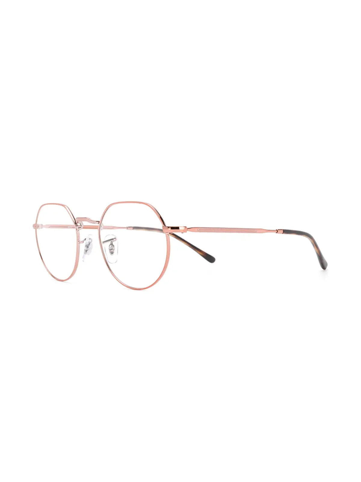 Ray-Ban ジオメトリックフレーム眼鏡 ピンク - 画像2