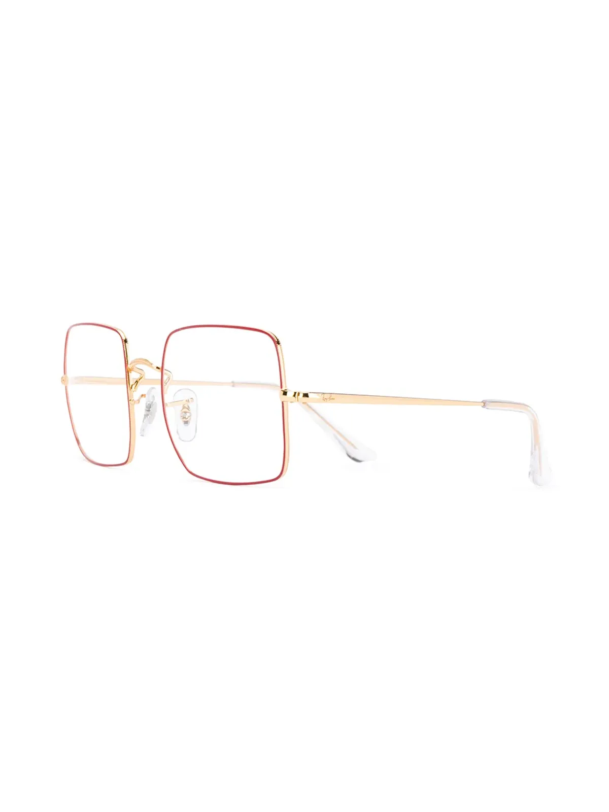 Ray-Ban スクエアオプティカルグラス ゴールド - 画像2