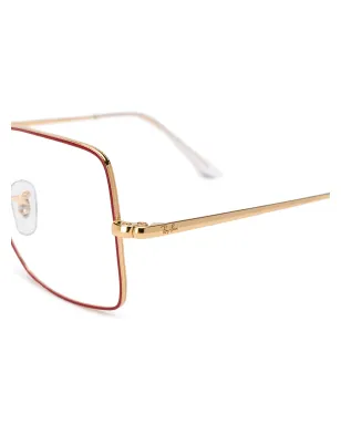 Ray-Ban スクエアオプティカルグラス ゴールド - サムネイル3
