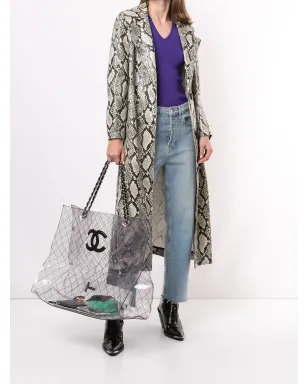 CHANEL Pre-Owned CC ジャンボ ダブルチェーン トートバッグ - サムネイル2