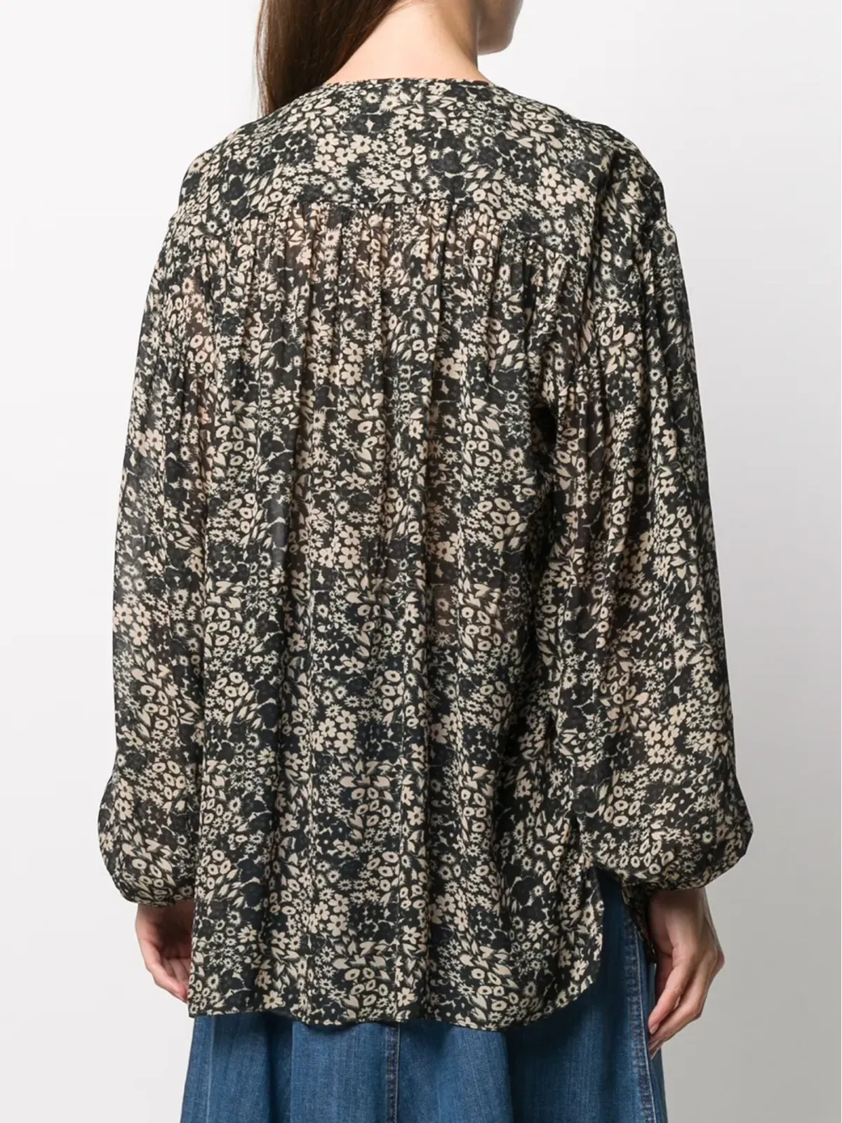 MARANT ÉTOILE リリアナ花柄プリント ブラウス - 画像4