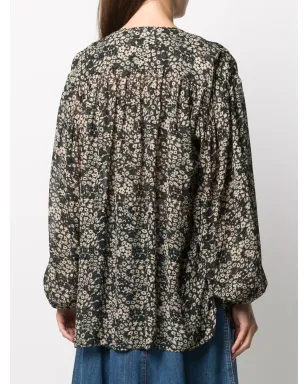 MARANT ÉTOILE リリアナ花柄プリント ブラウス - サムネイル4