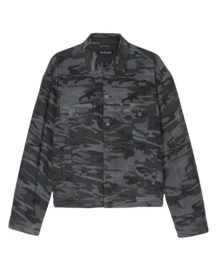 Balenciaga カモフラージュプリント ジャケット グレー - サムネイル1