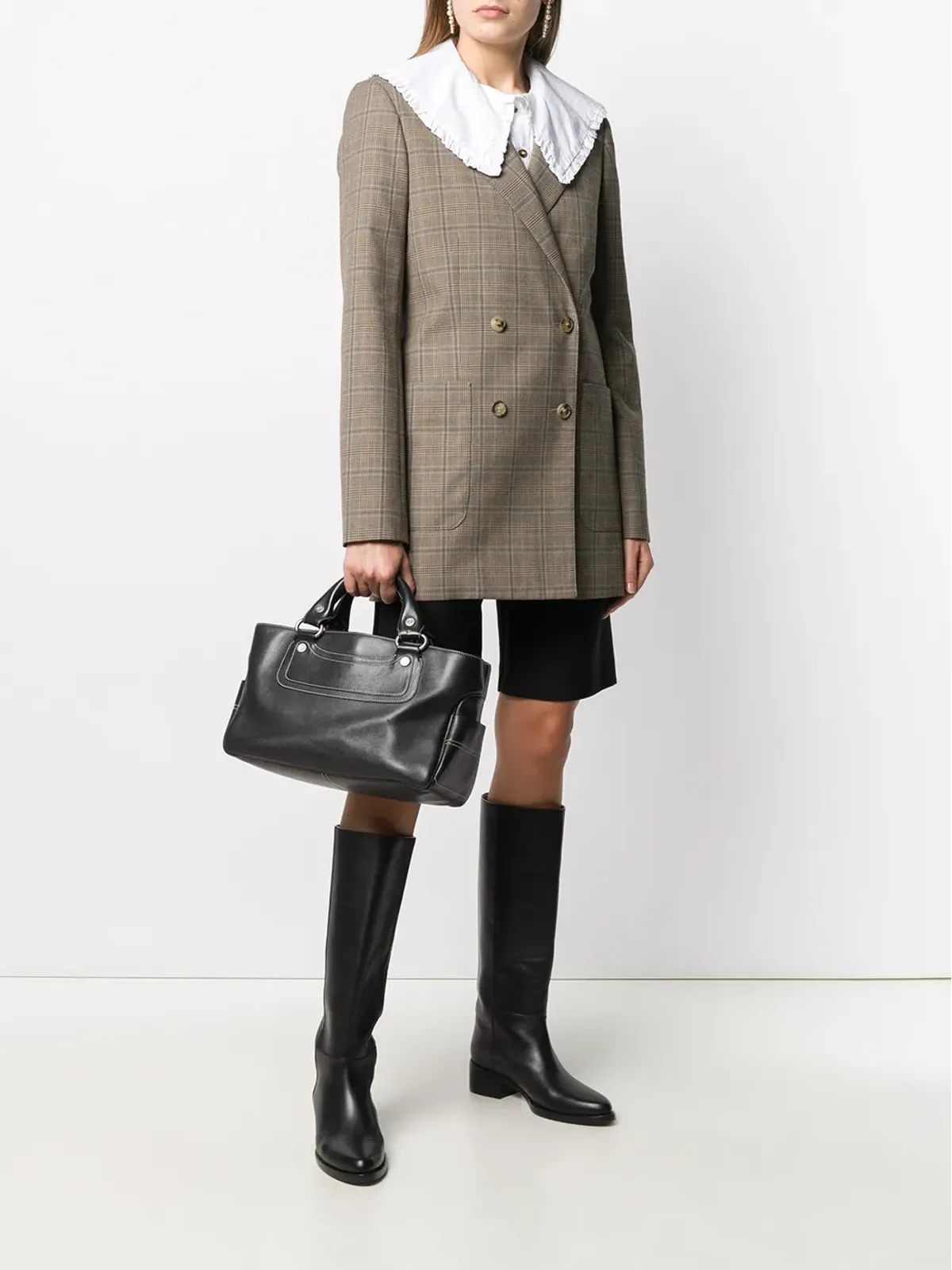 Celine Pre-Owned コントラストステッチ トートバッグ - 画像2