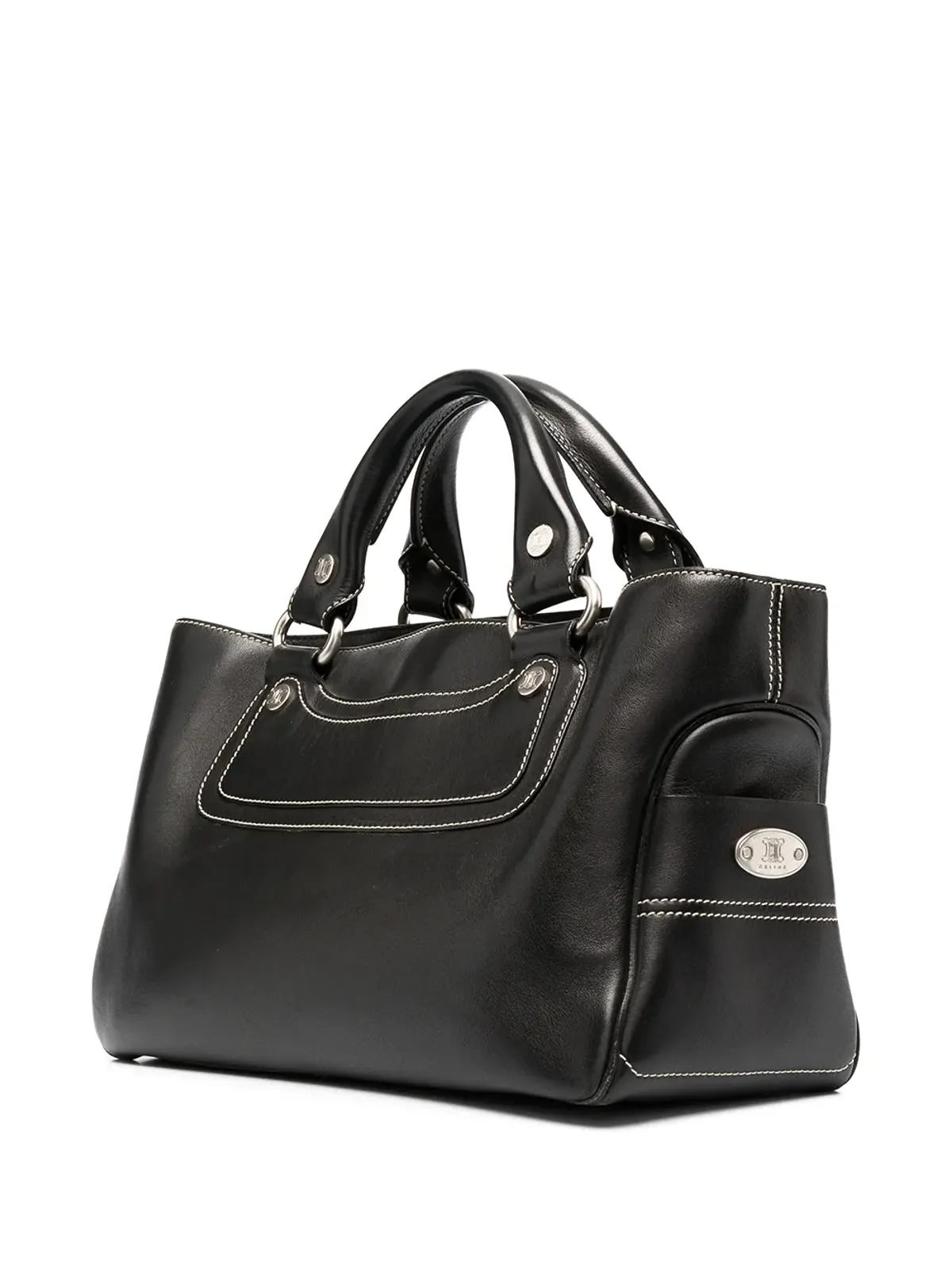 Celine Pre-Owned コントラストステッチ トートバッグ - 画像3