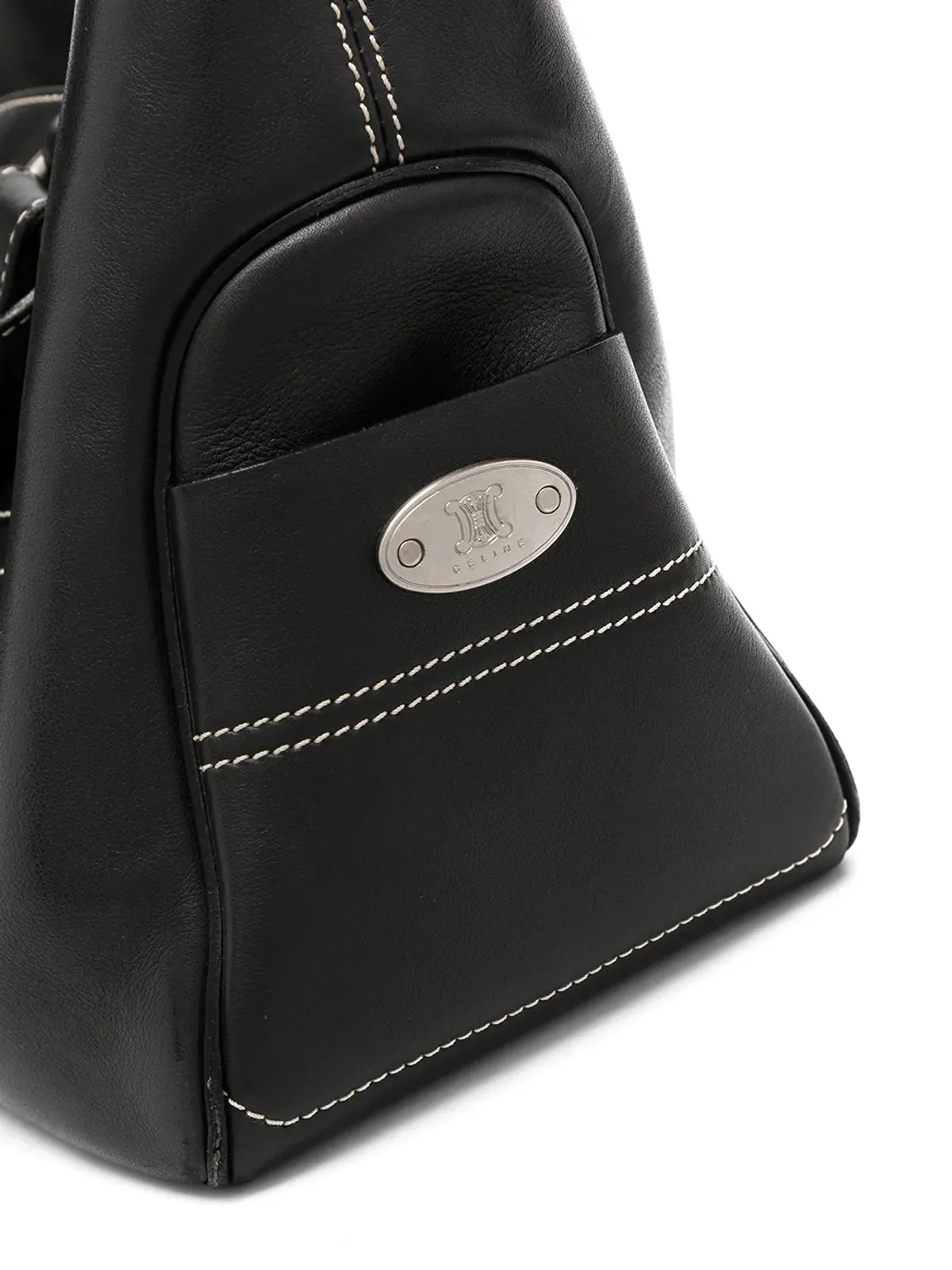 Celine Pre-Owned コントラストステッチ トートバッグ - 画像4