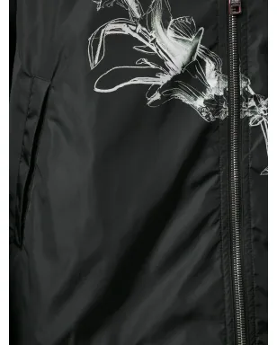 Alexander McQueen 花柄プリントのジップフロントフードジャケット - サムネイル5