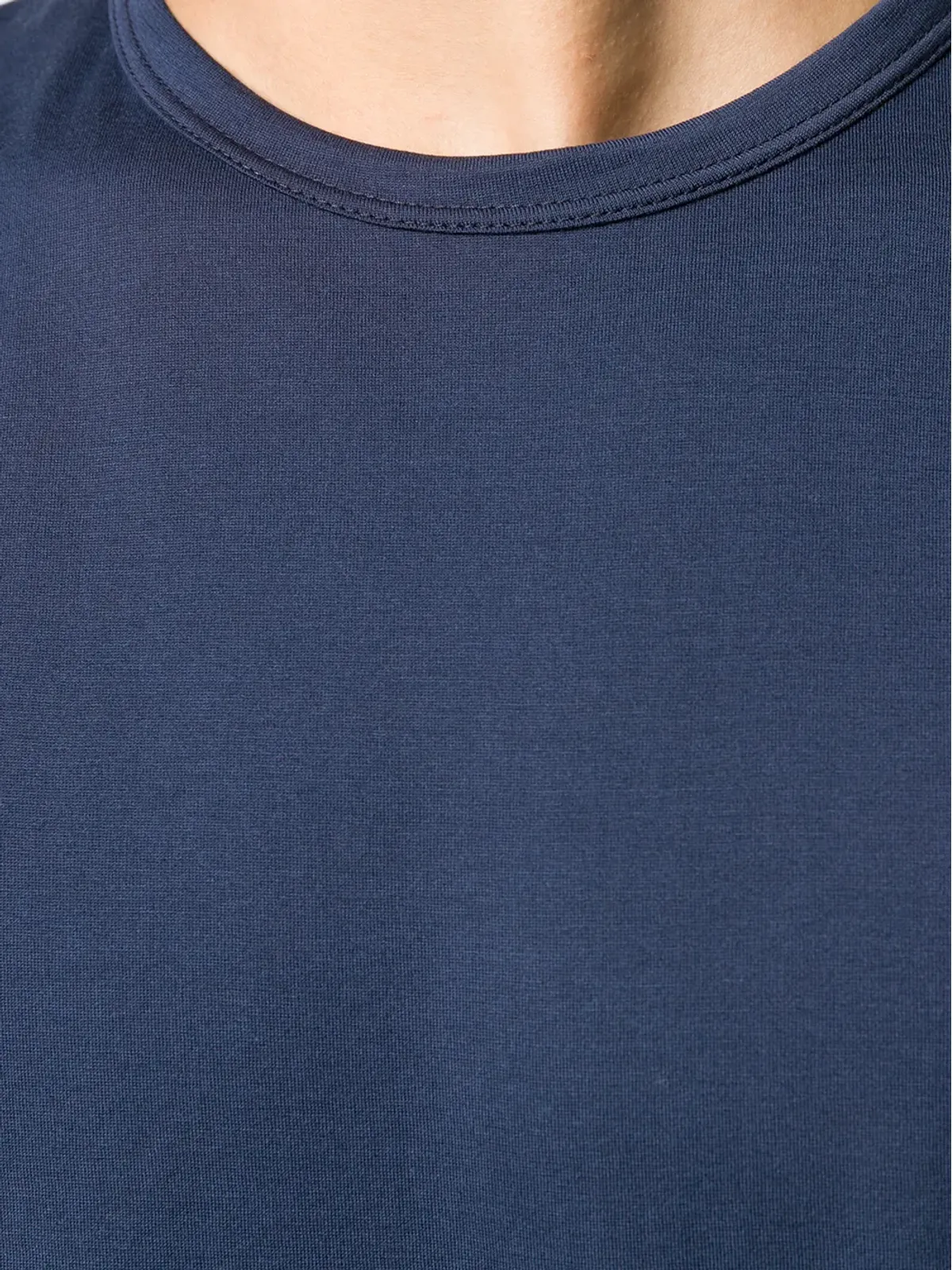 Sunspel クルーネック コットンTシャツ - ブルー - 画像5