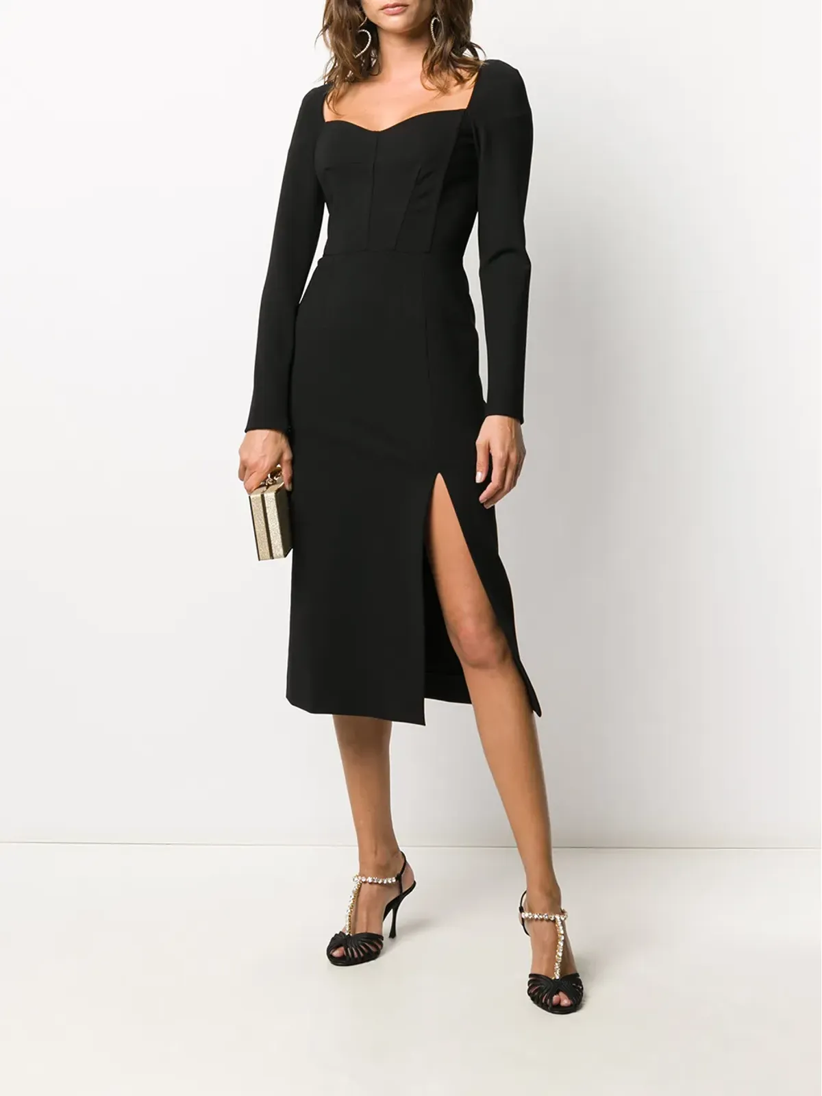 Dolce & Gabbana スイートハートネック シースドレス - 画像2