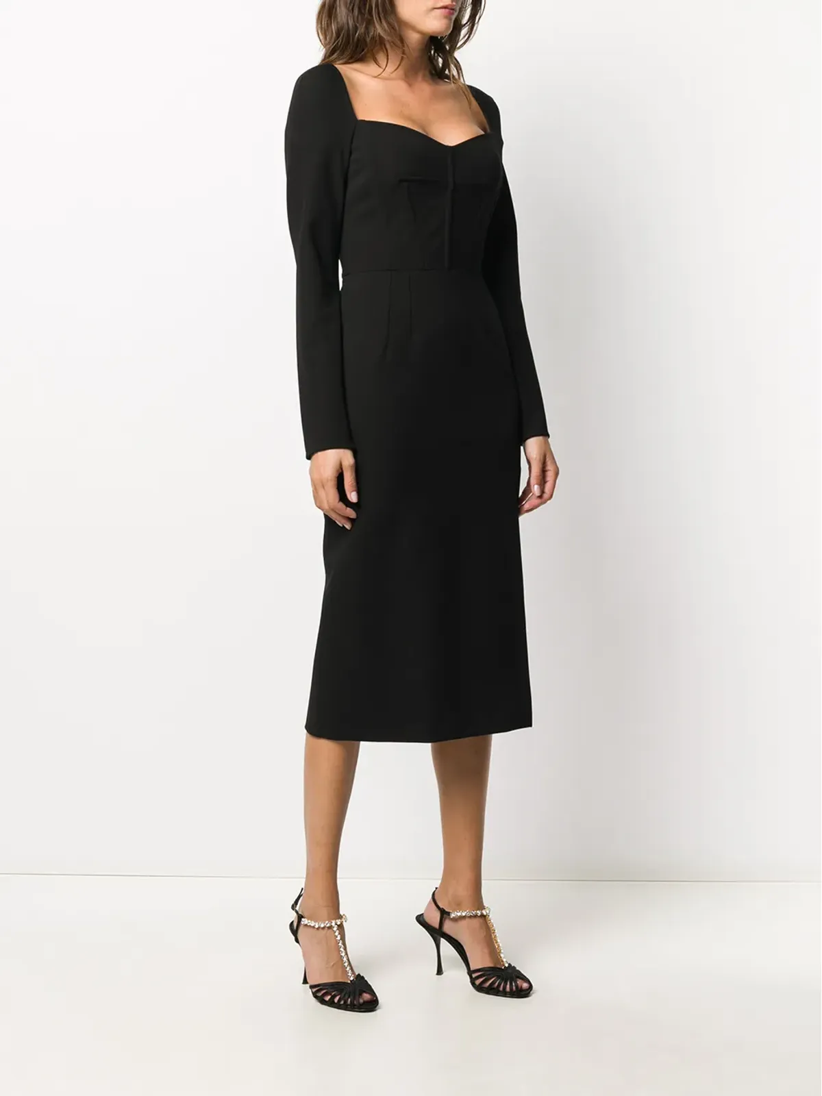 Dolce & Gabbana スイートハートネック シースドレス - 画像3