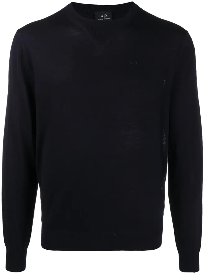 Armani Exchange Armani Exchange 刺繍ロゴ入り バージンウール ジャンパーの商品画像