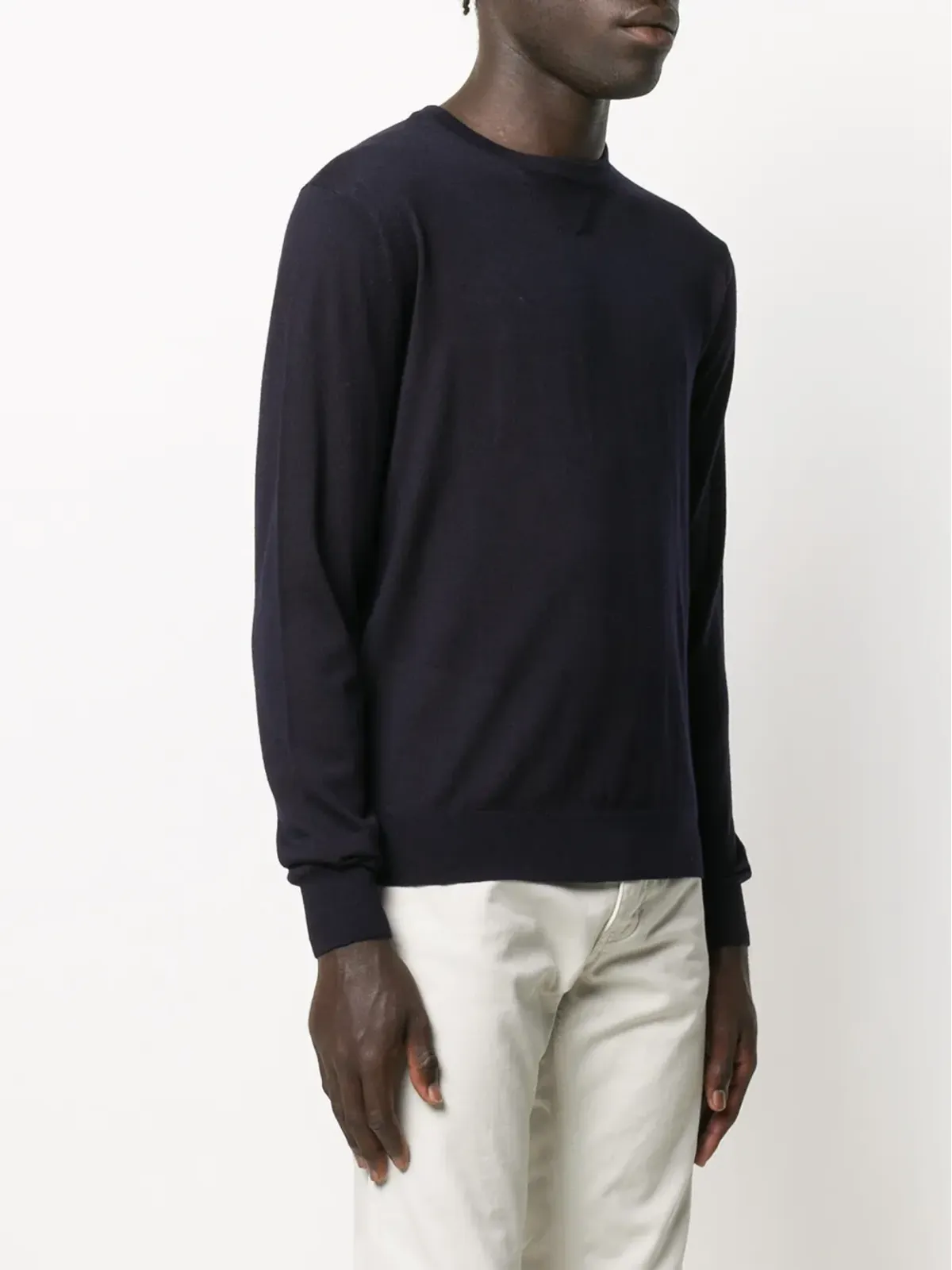 Armani Exchange 刺繍ロゴ入り バージンウール ジャンパー - 画像3