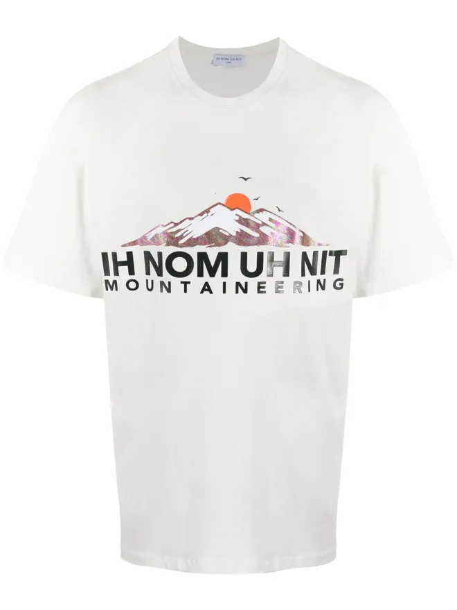Ih Nom Uh Nit Ih Nom Uh Nit ロゴプリント コットン Tシャツ - ホワイトの商品画像