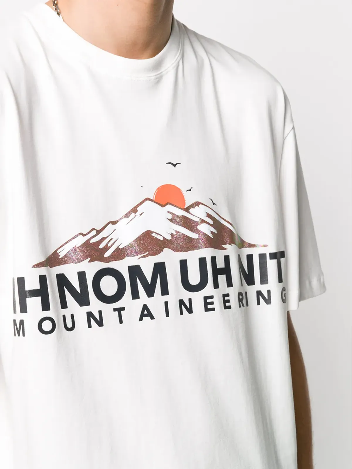 Ih Nom Uh Nit ロゴプリント コットン Tシャツ - ホワイト - 画像5