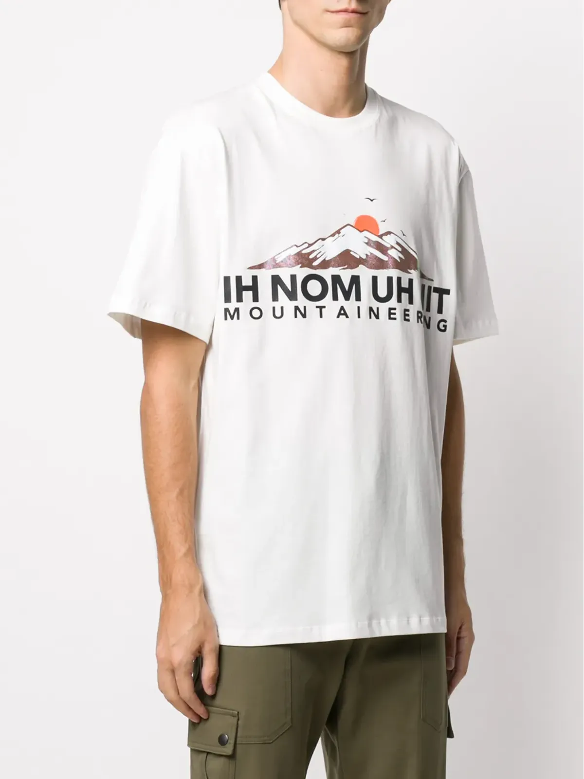 Ih Nom Uh Nit ロゴプリント コットン Tシャツ - ホワイト - 画像3