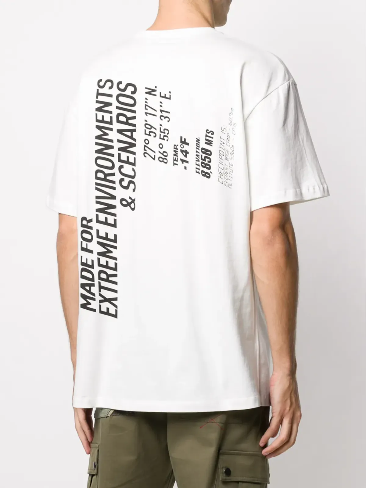 Ih Nom Uh Nit ロゴプリント コットン Tシャツ - ホワイト - 画像4