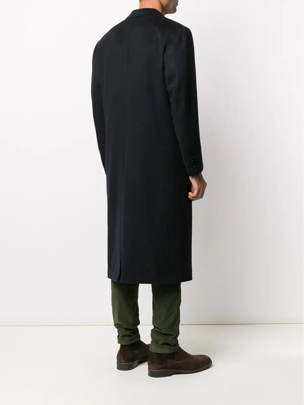 Kiton ダブルブレスト カシミヤ コート - 画像4
