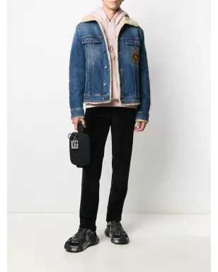 Dolce & Gabbana ベルベット仕立てのテーラードパンツ - サムネイル2
