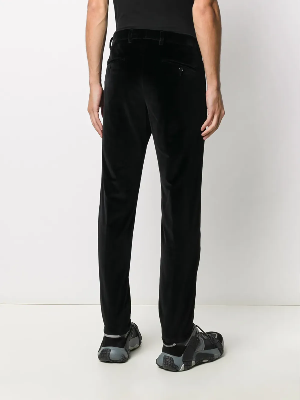 Dolce & Gabbana ベルベット仕立てのテーラードパンツ - 画像4