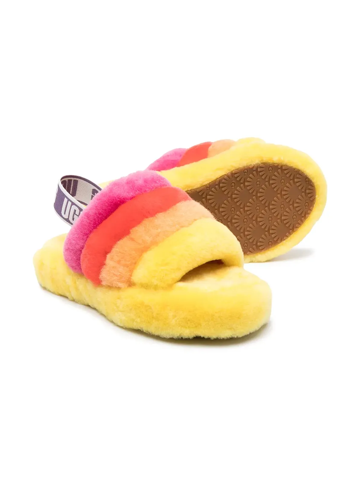 UGG Kids Fluff Yeah シアーリングサンダル - 画像2