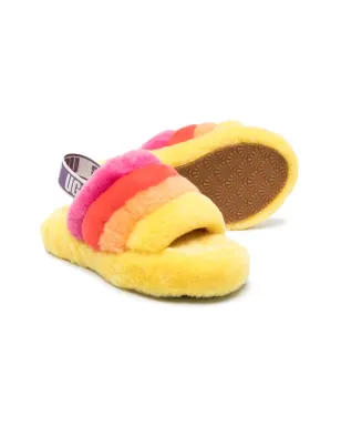 UGG Kids Fluff Yeah シアーリングサンダル - サムネイル2