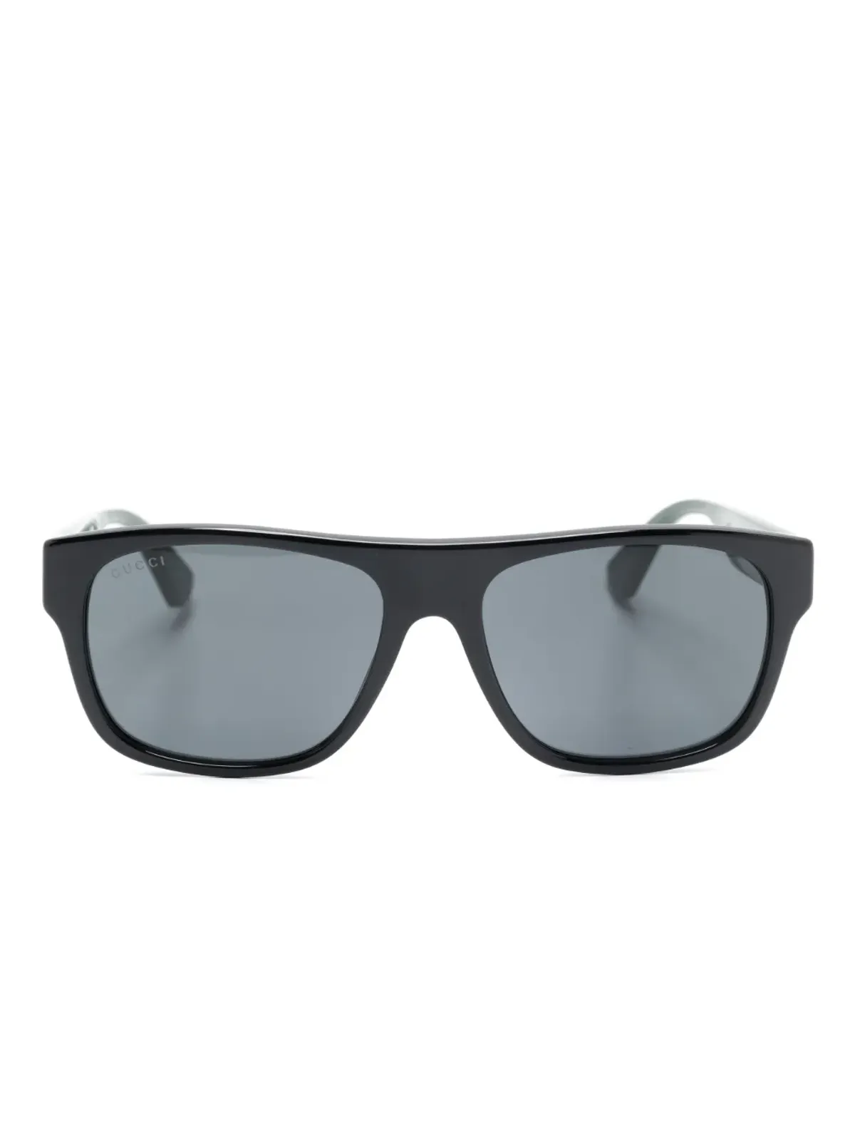 Gucci Eyewear ロゴ刻印サングラス - ブラック - 画像1