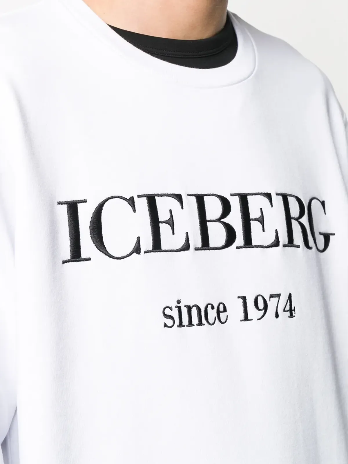 Iceberg クルーネック刺繍ロゴ ジャンパー - 画像5