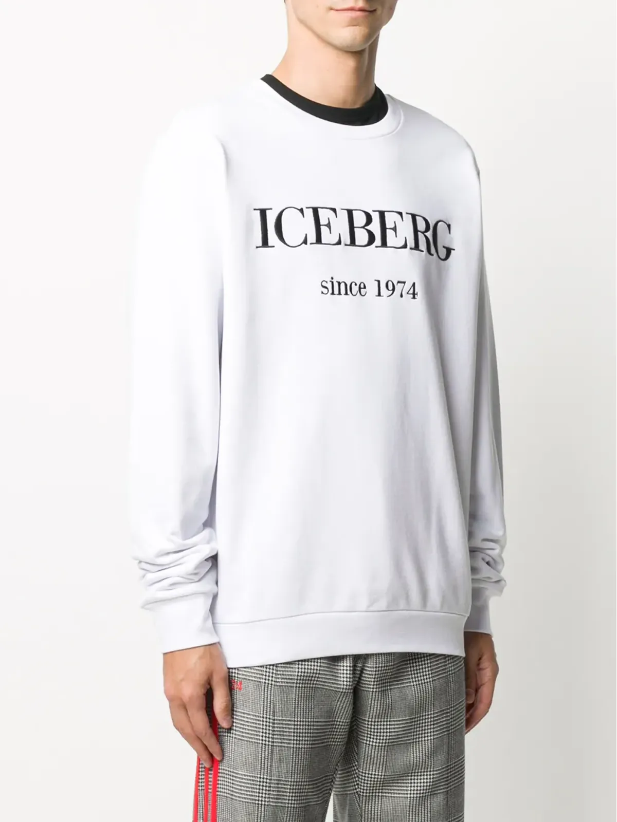 Iceberg クルーネック刺繍ロゴ ジャンパー - 画像3
